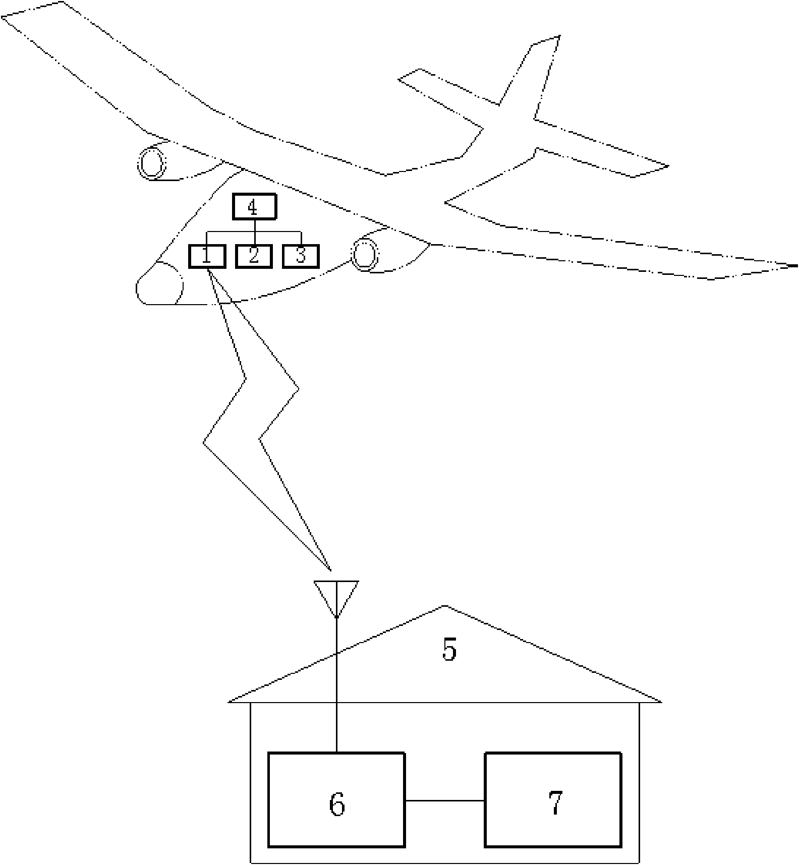 Method and device for collision prevention of unmanned plane during flying