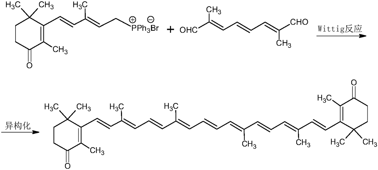 Method for preparing canthaxanthin