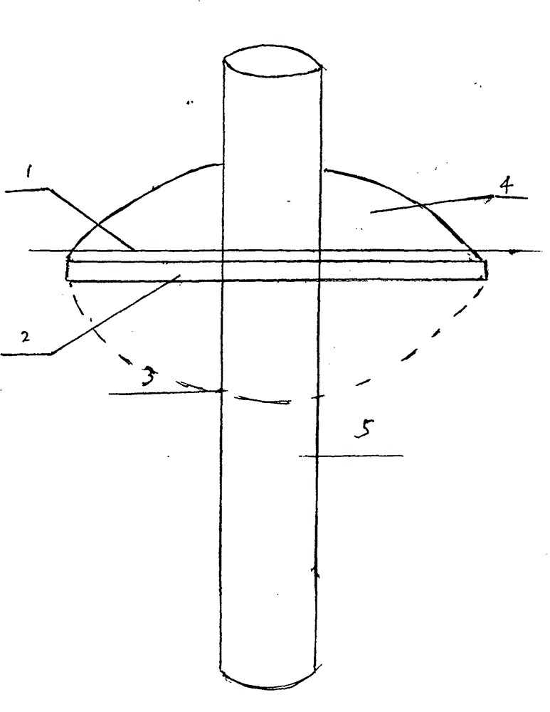 Waistband type and waist shoulder pole type bridge assembly protective pile base and construction thereof