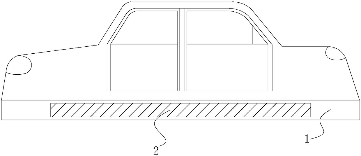 Connecting and separating method of chassis and car compartment of integral-separated-type driverless car