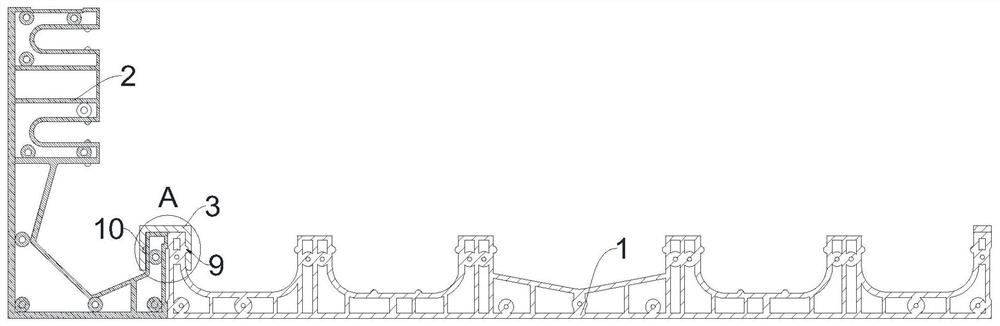 Novel alloy formwork construction method for building field