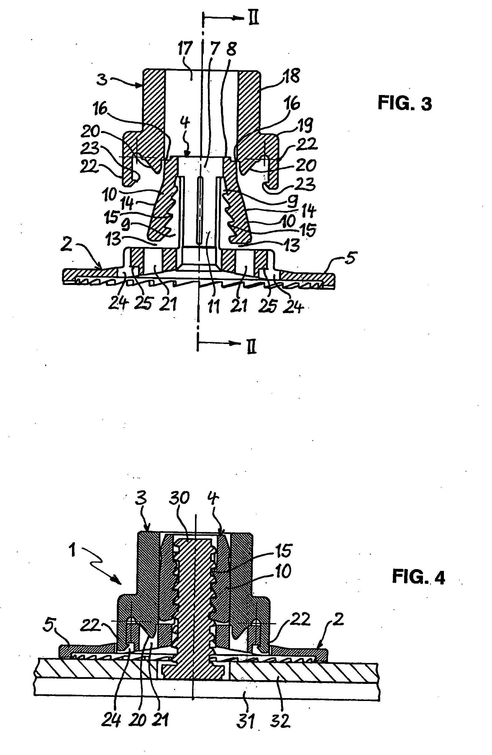 Fastener for application to a threaded stud