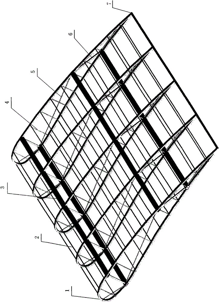 Blade structure of wind wheel for vertical shaft wind-driven generator