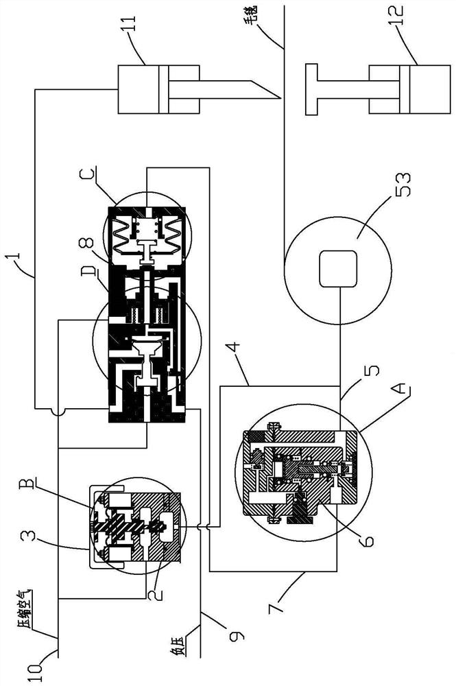 Blanket cutting length accurate control machine and method