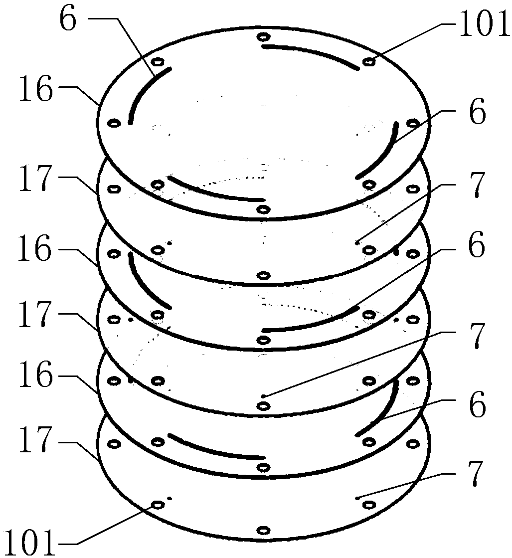 Three-dimensional helical structure cell sorting micro-fluidic chip and manufacturing method thereof