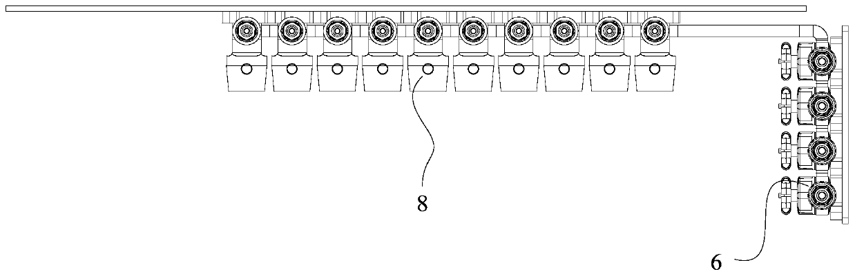 Pipeline valve box and groove type wet processing equipment