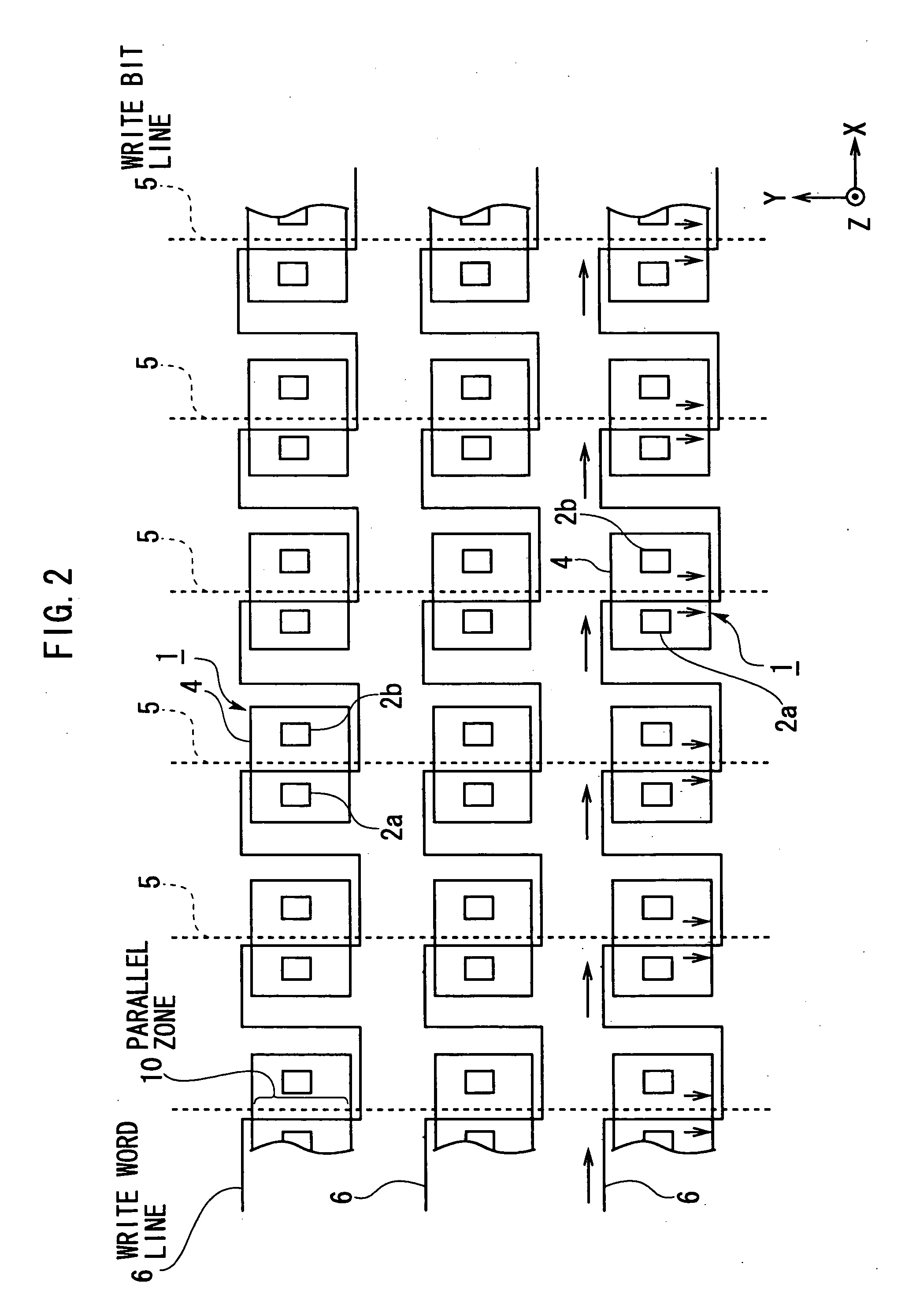 Magnetic storage cell and magnetic memory device using same