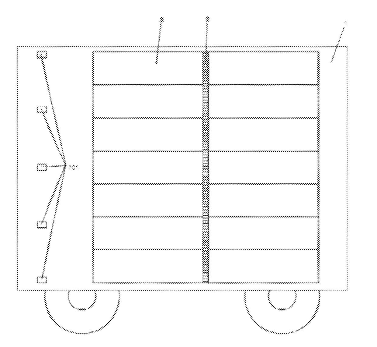 Mobile back scattering imaging security inspection apparatus and method