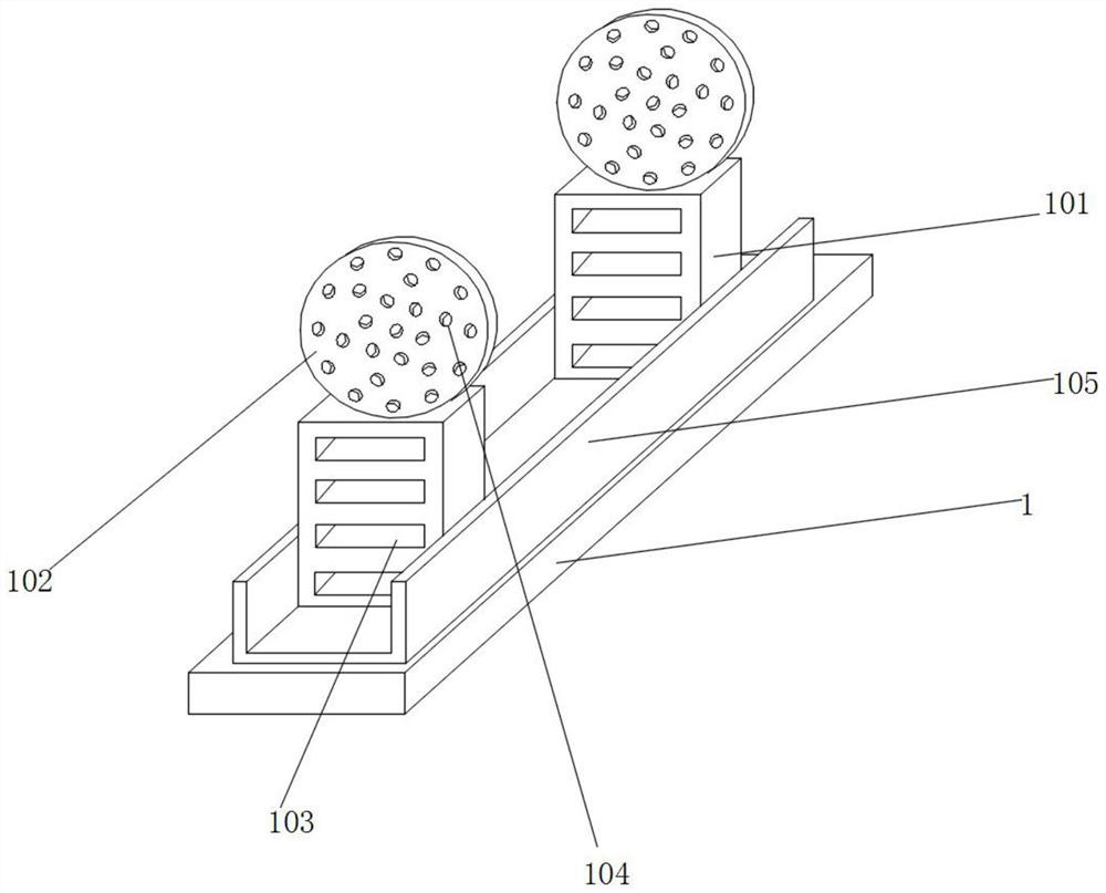 Electron beam cutting equipment with placing table