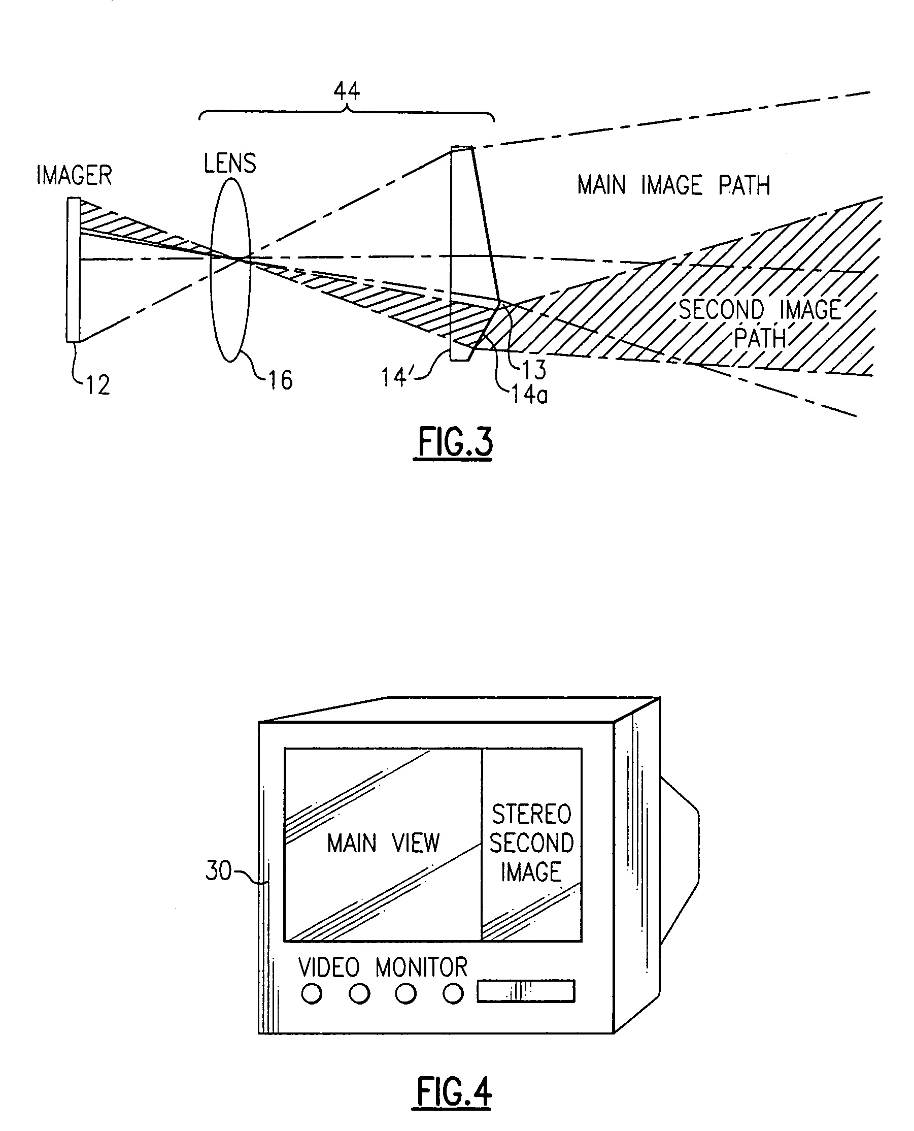 Stereo-measurement borescope with 3-D viewing