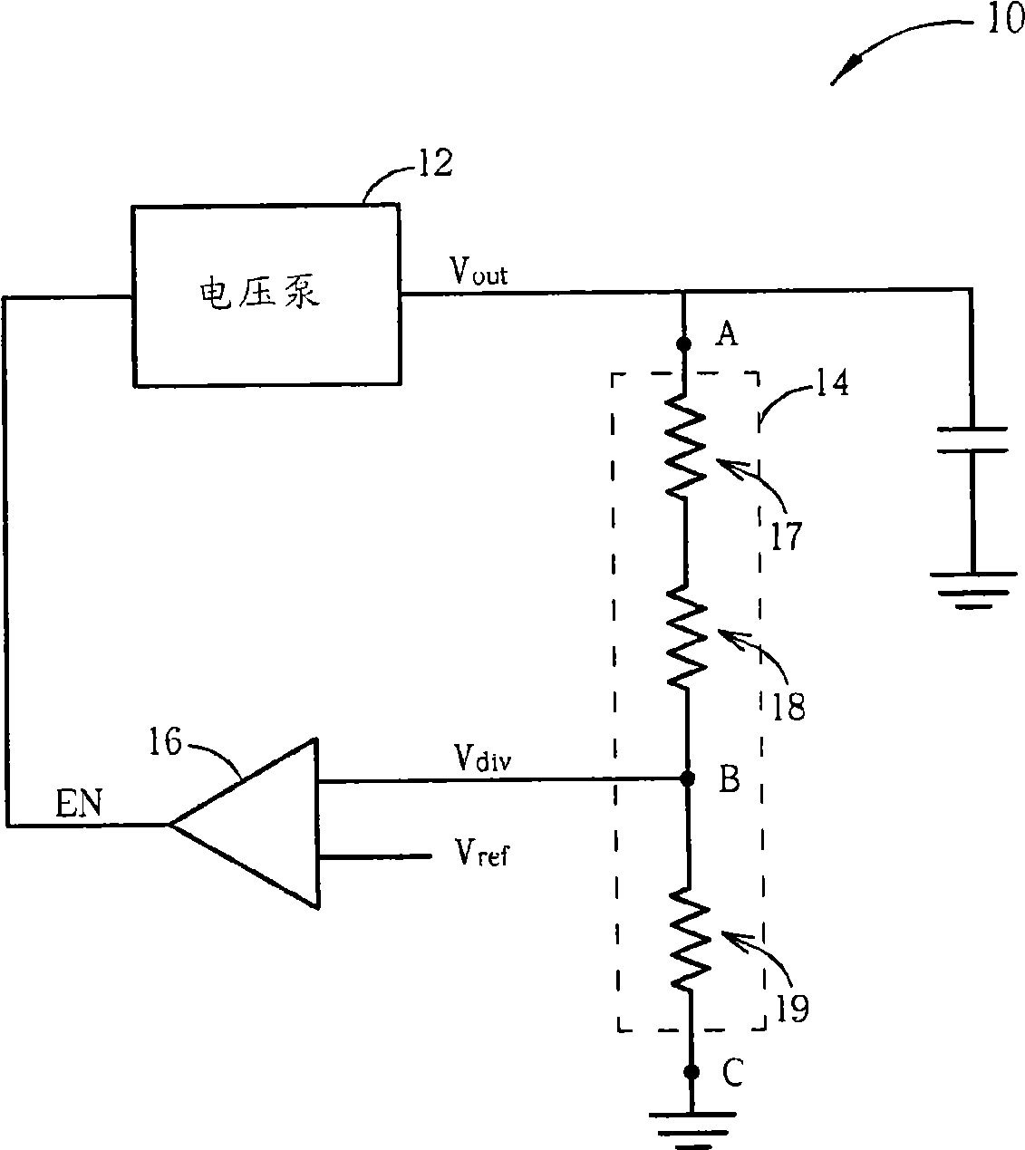 Voltage generator with dynamic resistance feedback control