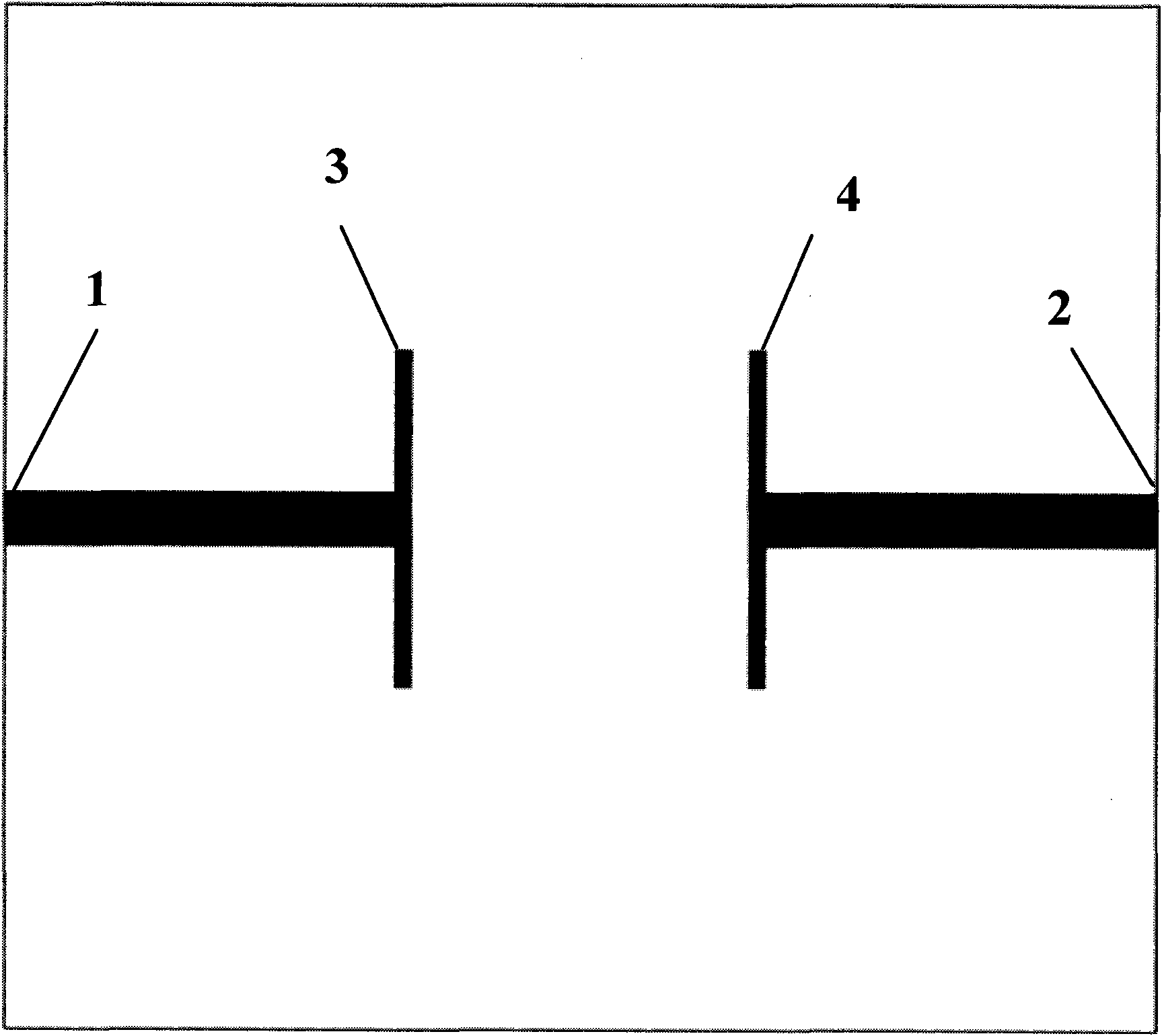 Bent dual-band bandpass filter applying defected ground level waveguide technology