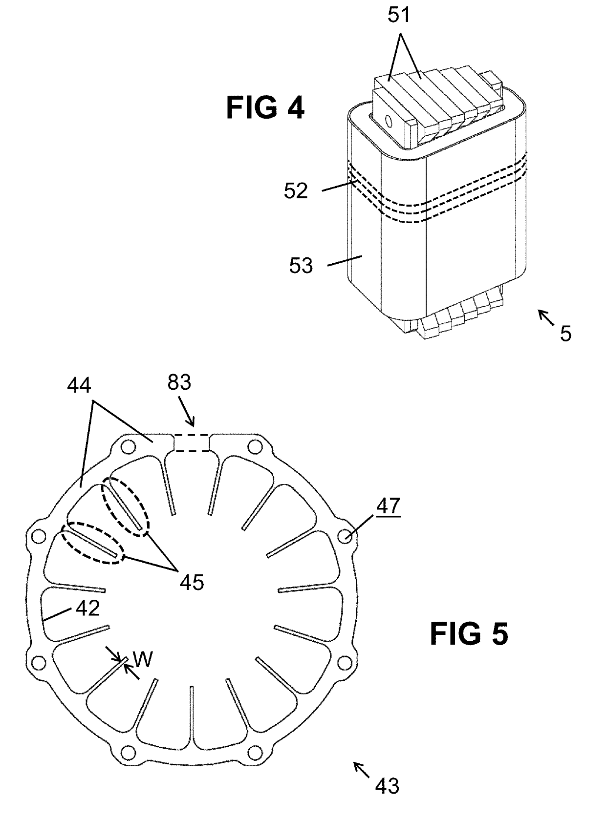 Stator for an axial flux machine and method for producing the same