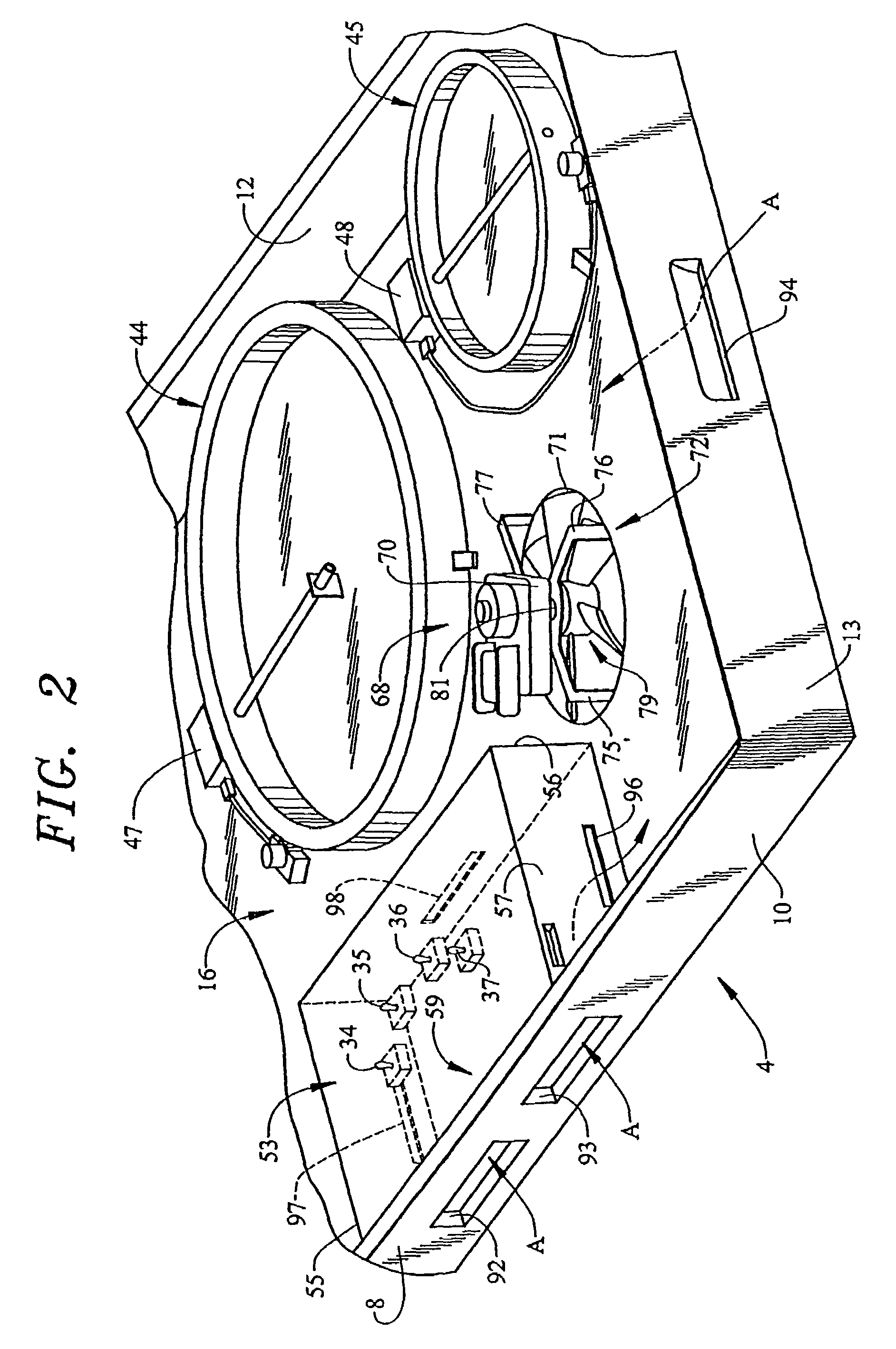 Ventilation system for a cooking appliance