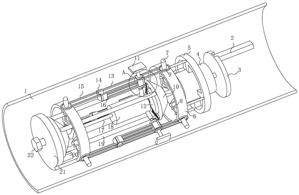 A laser cleaning device with adjustable spot shape