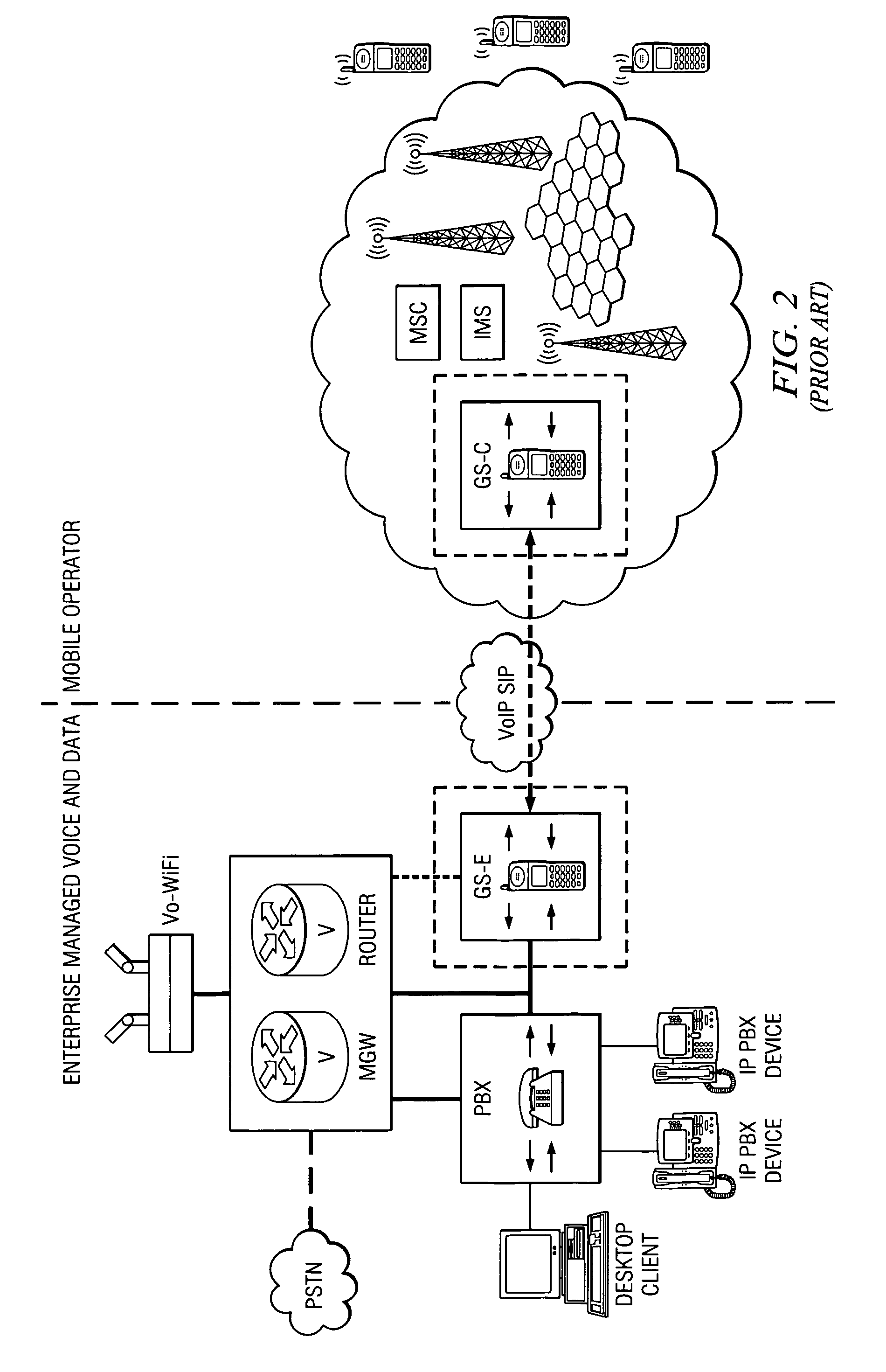 System and method for executing originating services in a terminating network for IMS and non-IMS applications
