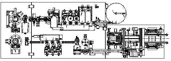 Automatic assembly line of reverser