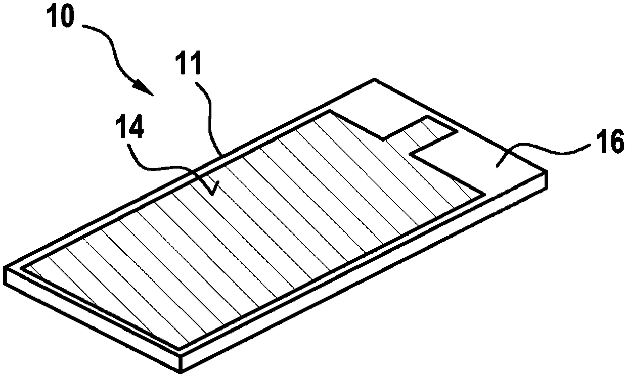 Semiconductor component comprising a first temperature measuring element and method for determining a current flowing through a semiconductor component