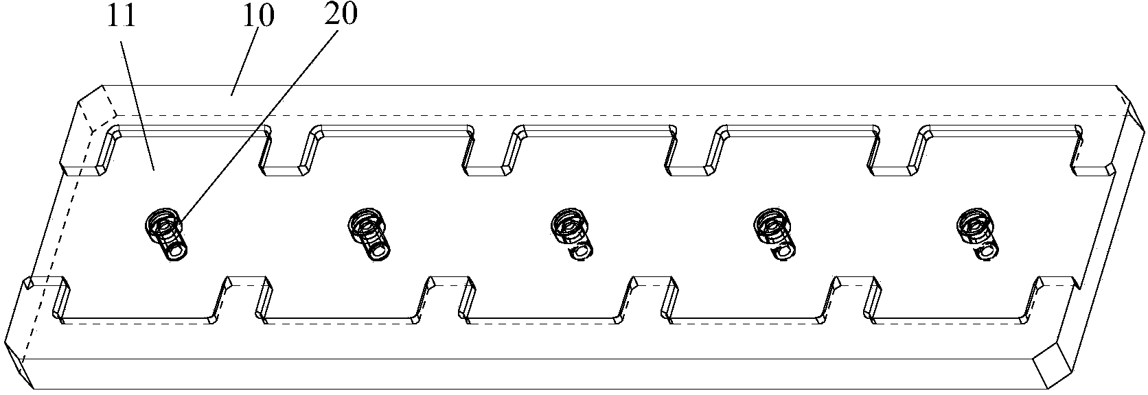 Shaft deviation-prevention tool for motor of wall penetrating machine of air conditioner