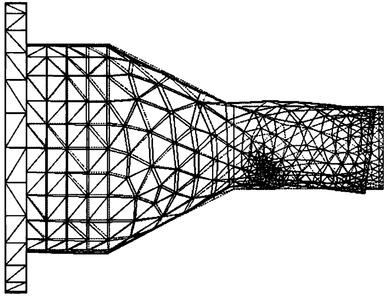 Ultrasonic wire drawing vibrator with asymmetric structure longitudinal-bend composite vibration