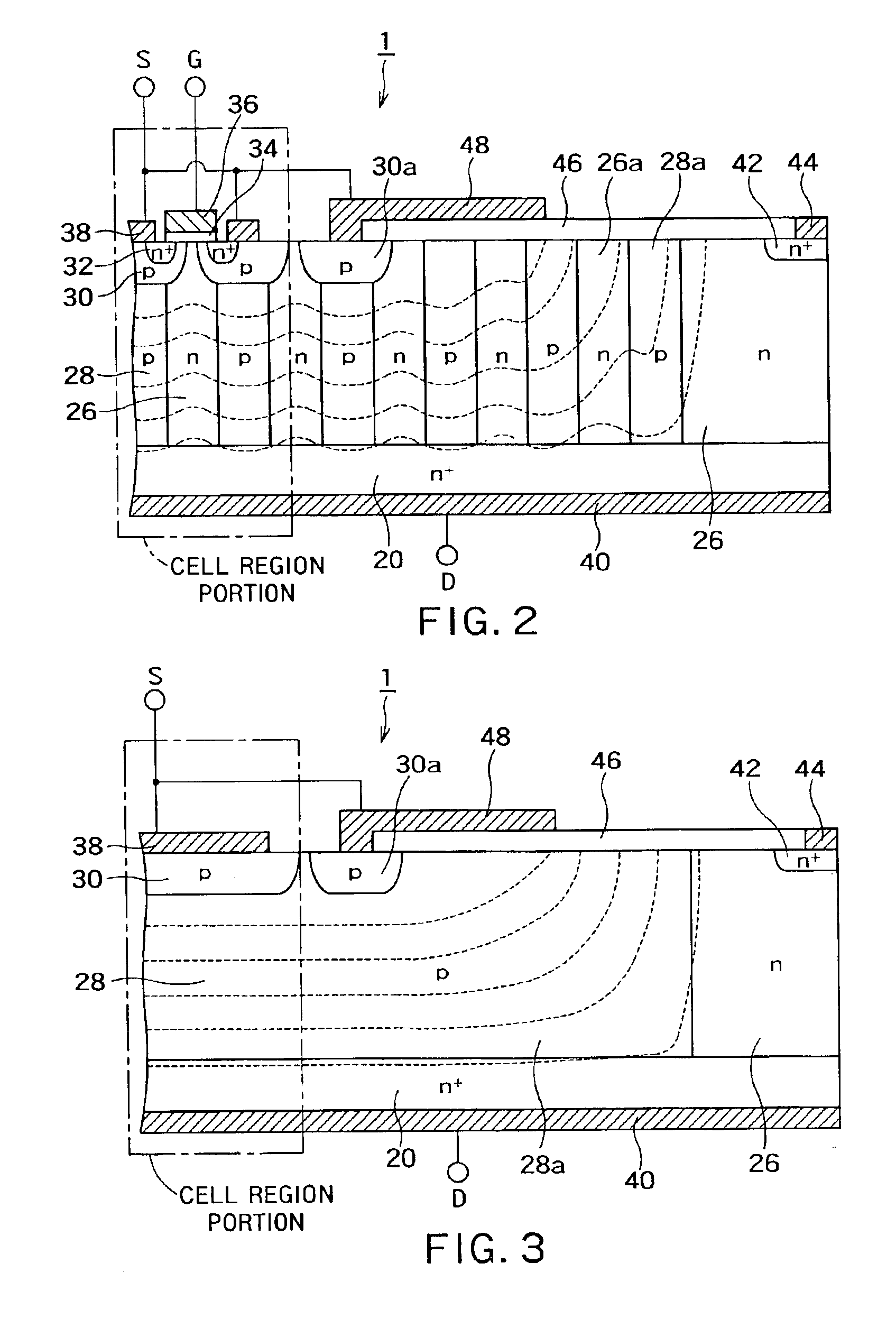 Semiconductor device with super junction region
