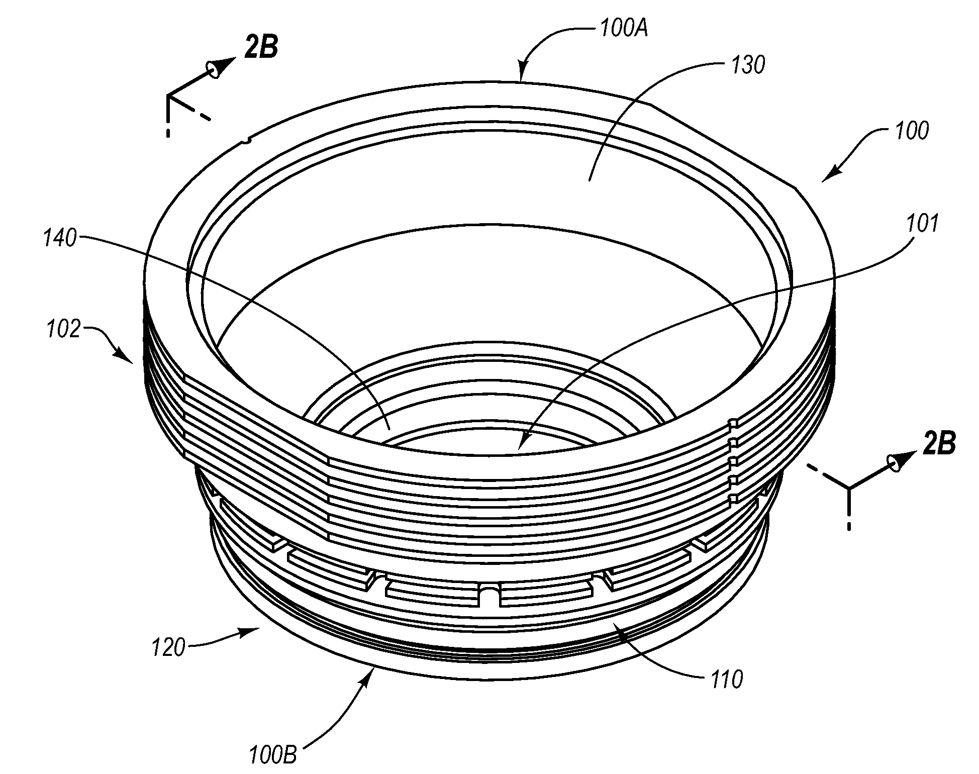 Aperture shield incorporating refractory materials