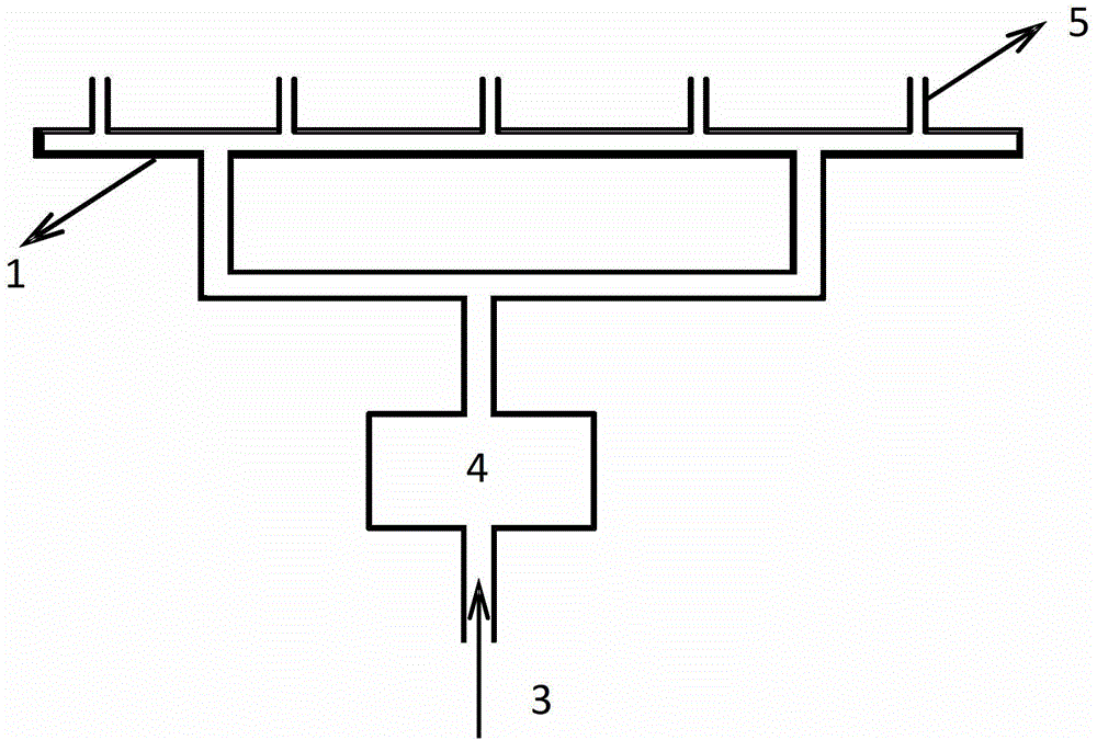 Novel flat type PECVD (Plasma Enhanced Chemical Vapor Deposition) equipment and gas channel connecting hole structure thereof