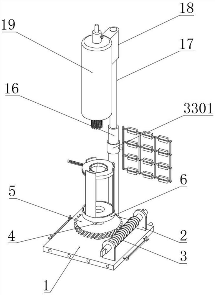 A multifunctional test tube rotary cleaning device for biochemistry