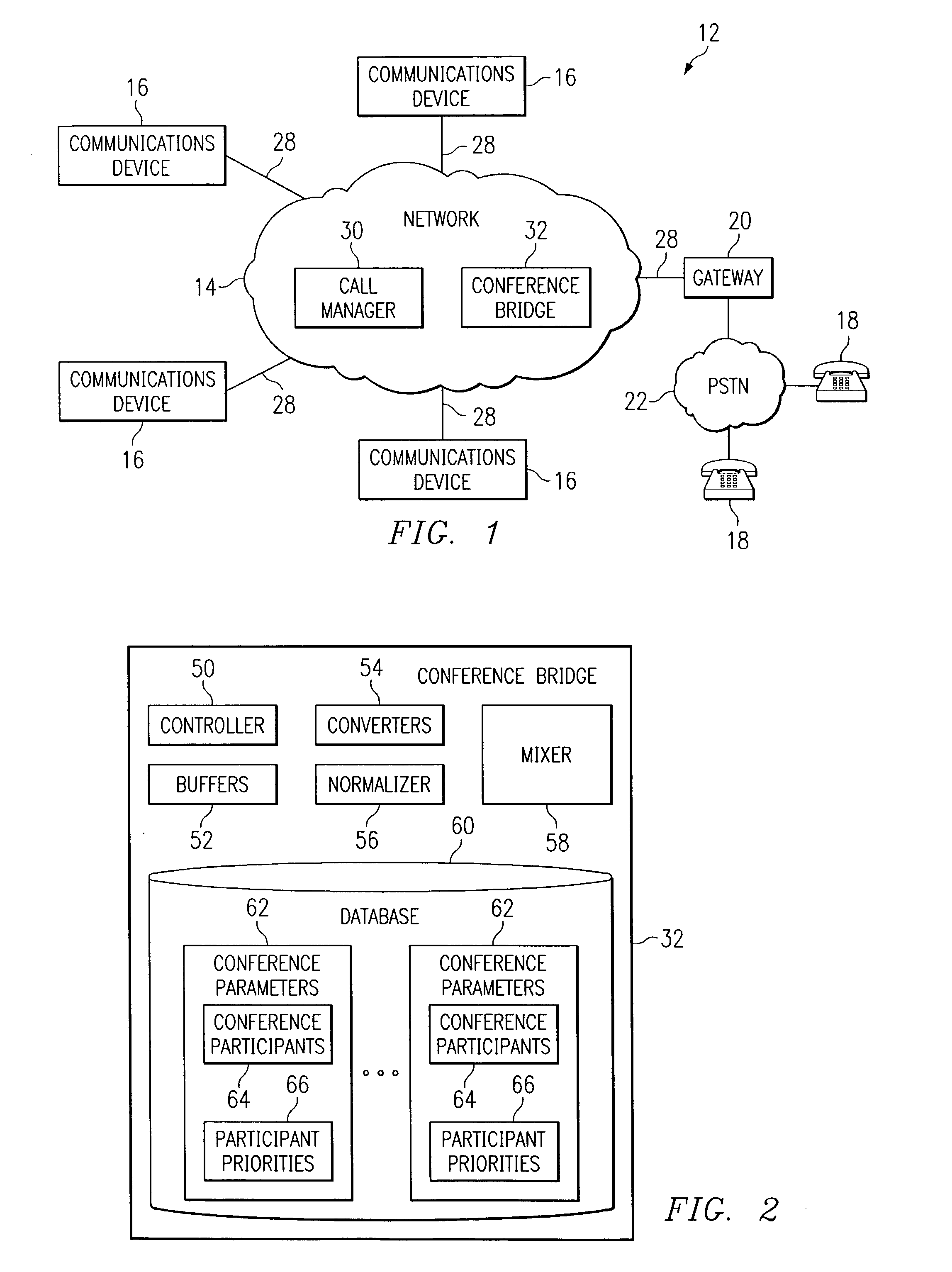 Method and system for improving the intelligibility of a moderator during a multiparty communication session