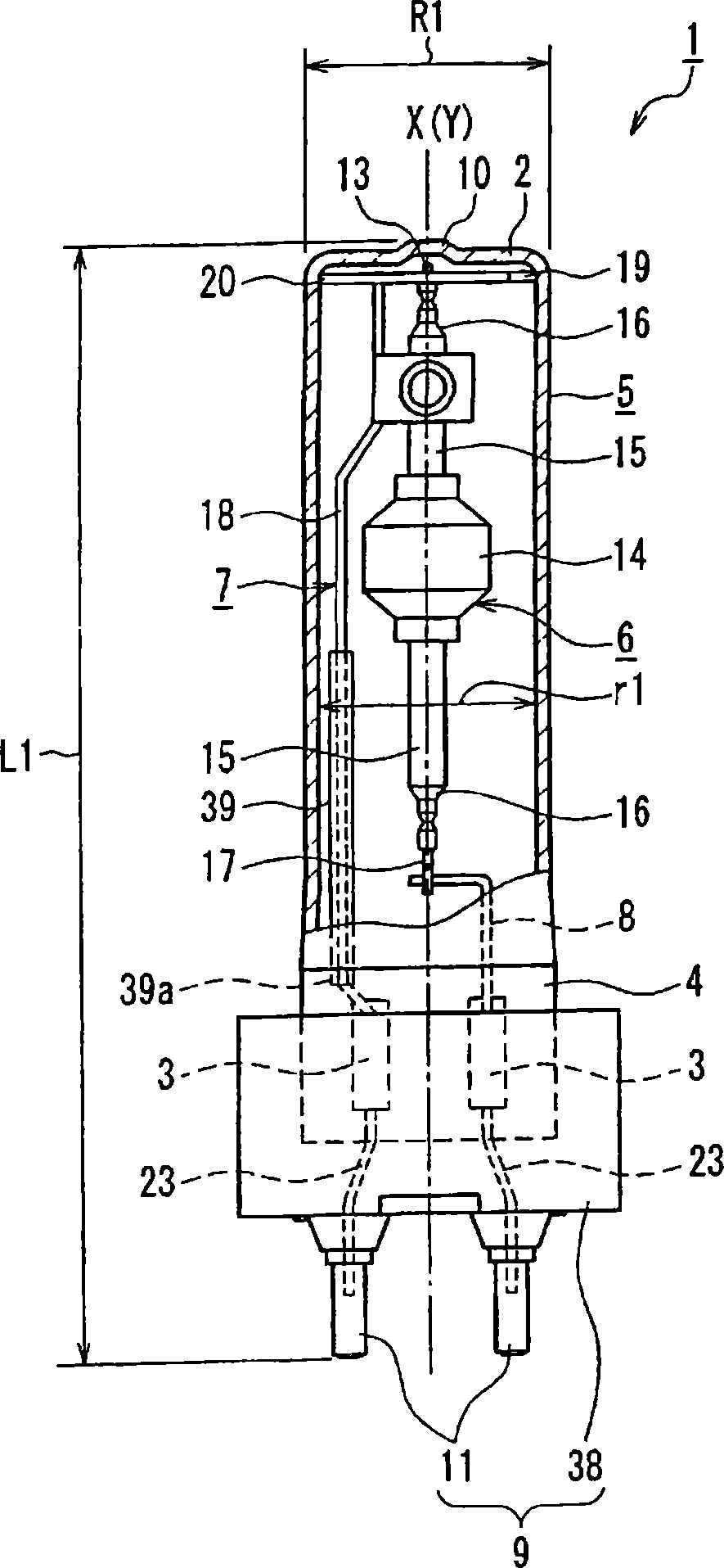 Metal vapor discharge lamp and method of producing the same, and reflector-equipped lamp