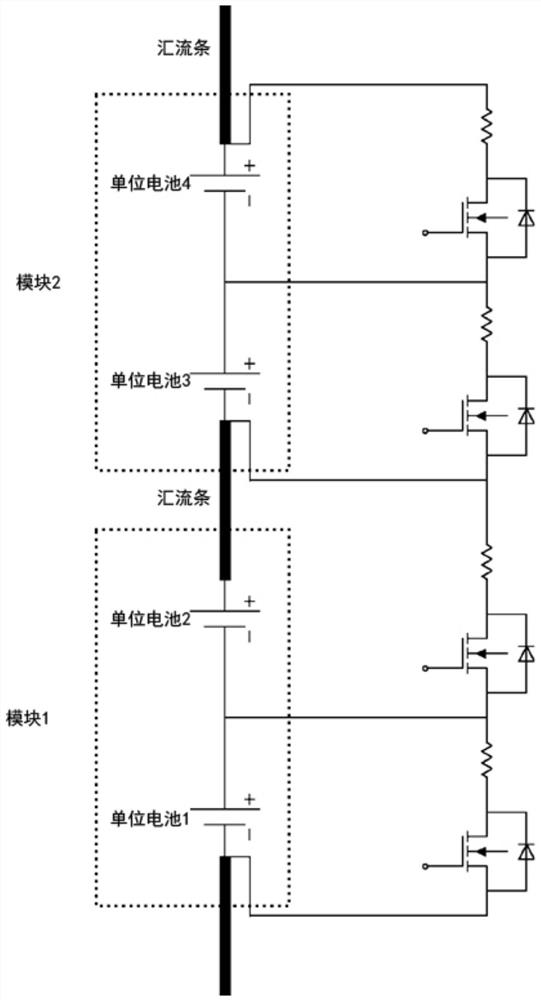 Battery pack and bus bar open circuit detection method using the battery pack