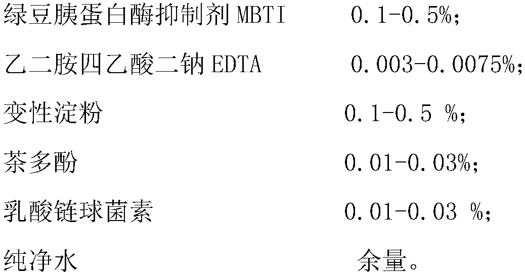 A kind of sea cucumber preservative and its application