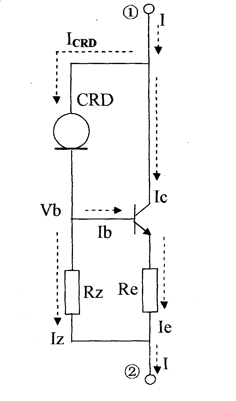 Constant-current source driver circuit and device
