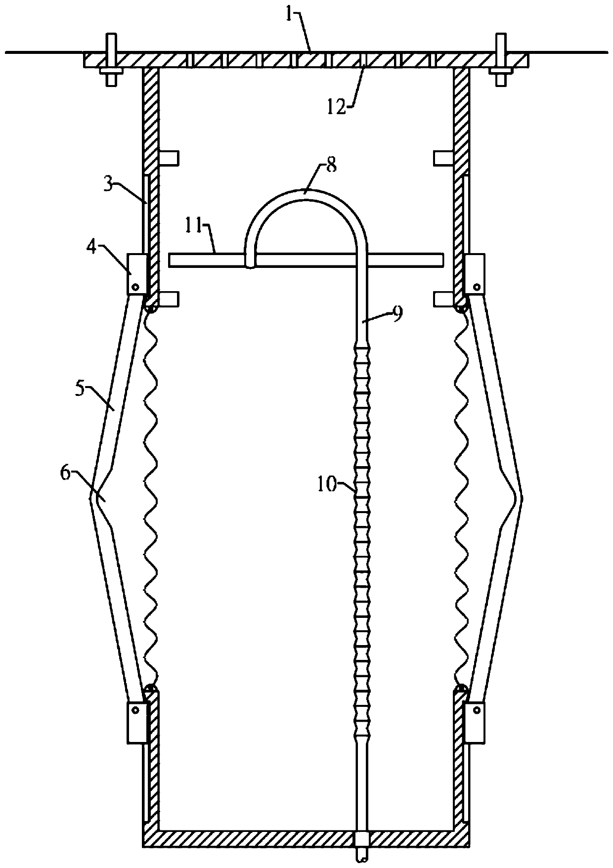 Shrinkage pipeline for sponge city