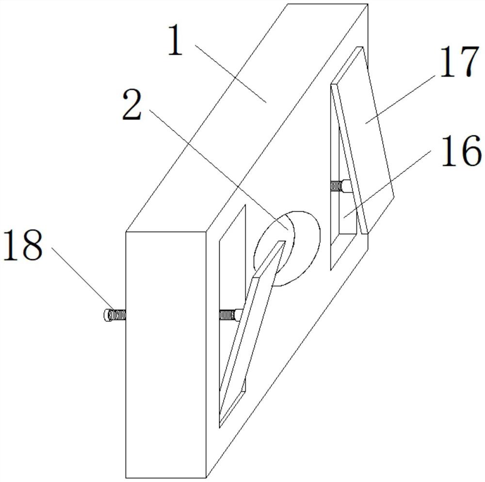 Novel cooling bed moving tooth low-speed shaft key position measuring device