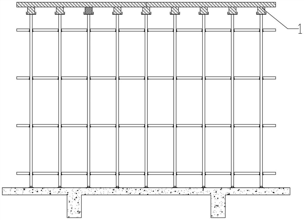 Construction method for assembling steel bar truss composite floor of reinforced concrete frame structure