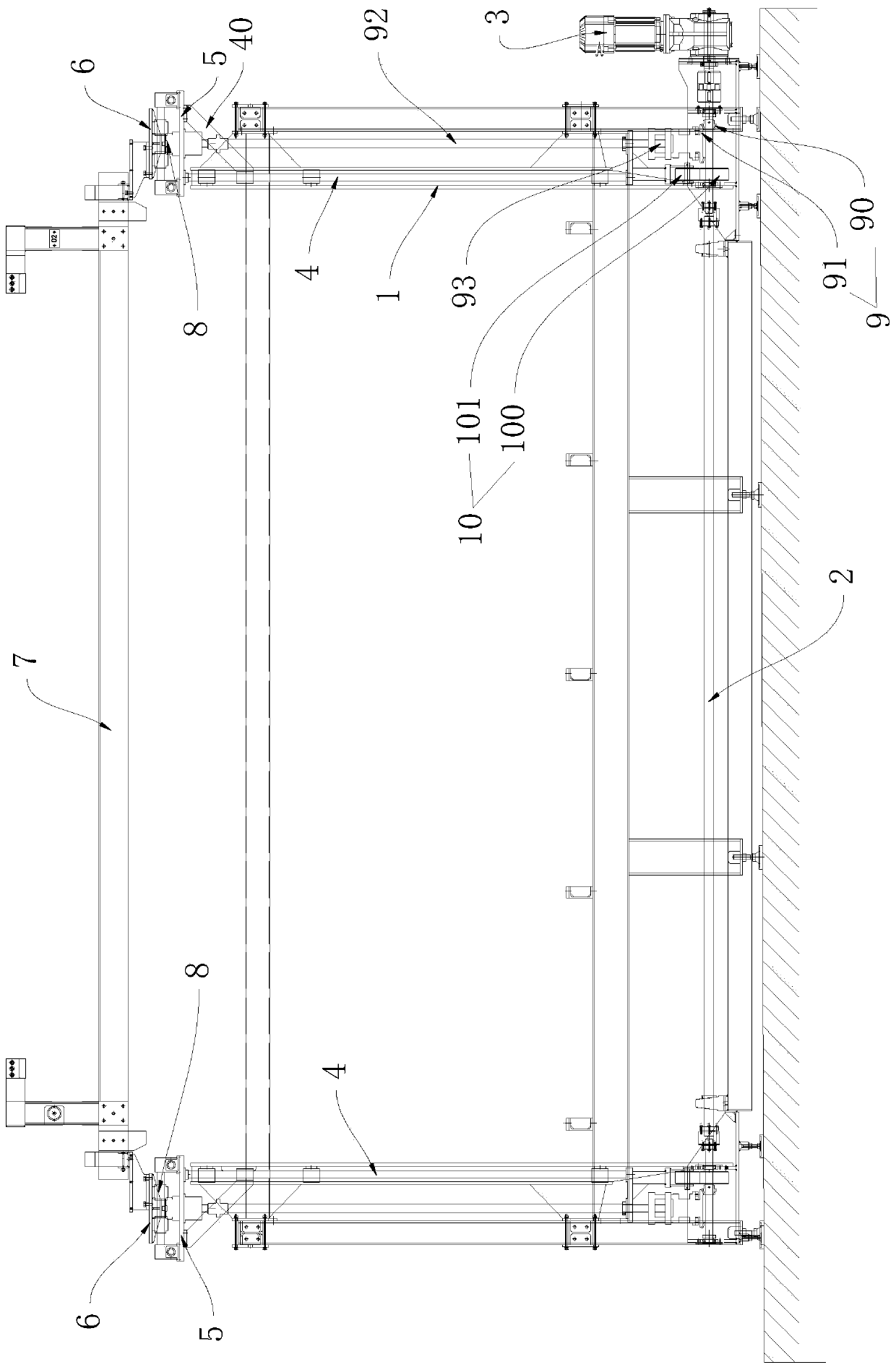 Three-leaf rose line 3D swinging device and method of electroplating equipment