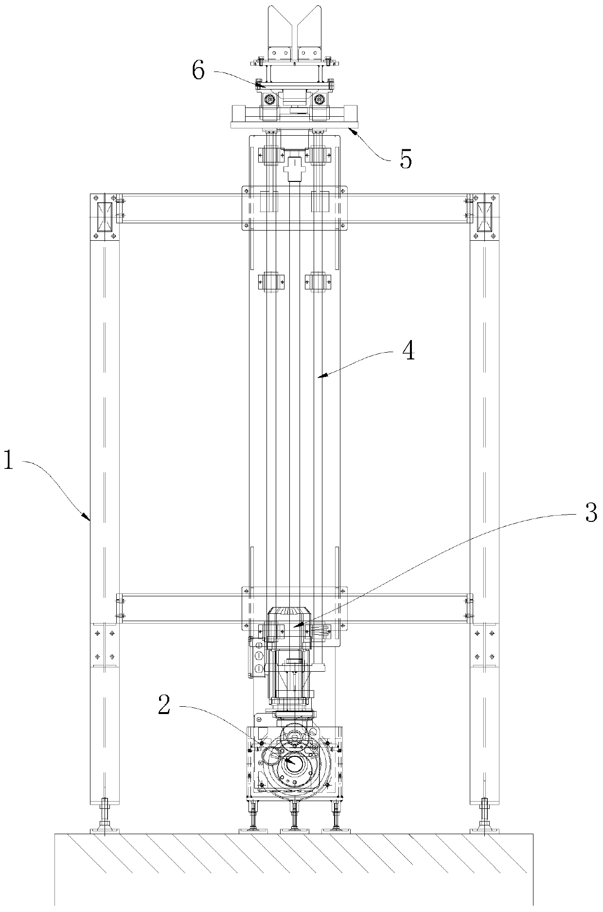 Three-leaf rose line 3D swinging device and method of electroplating equipment