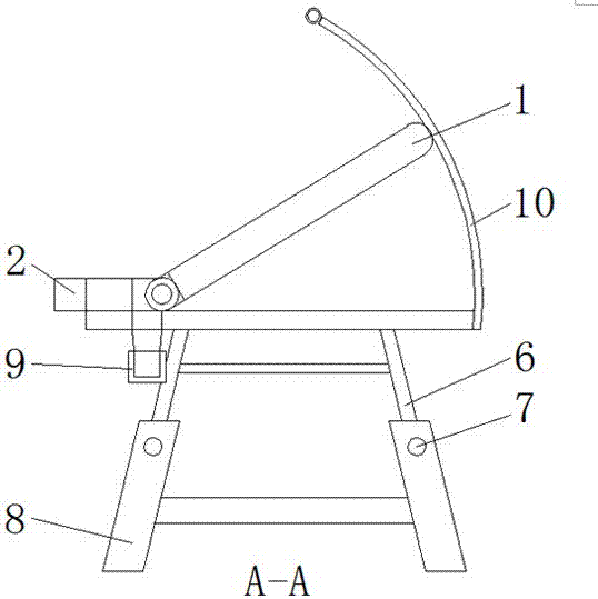 Manual mechanical drawing table