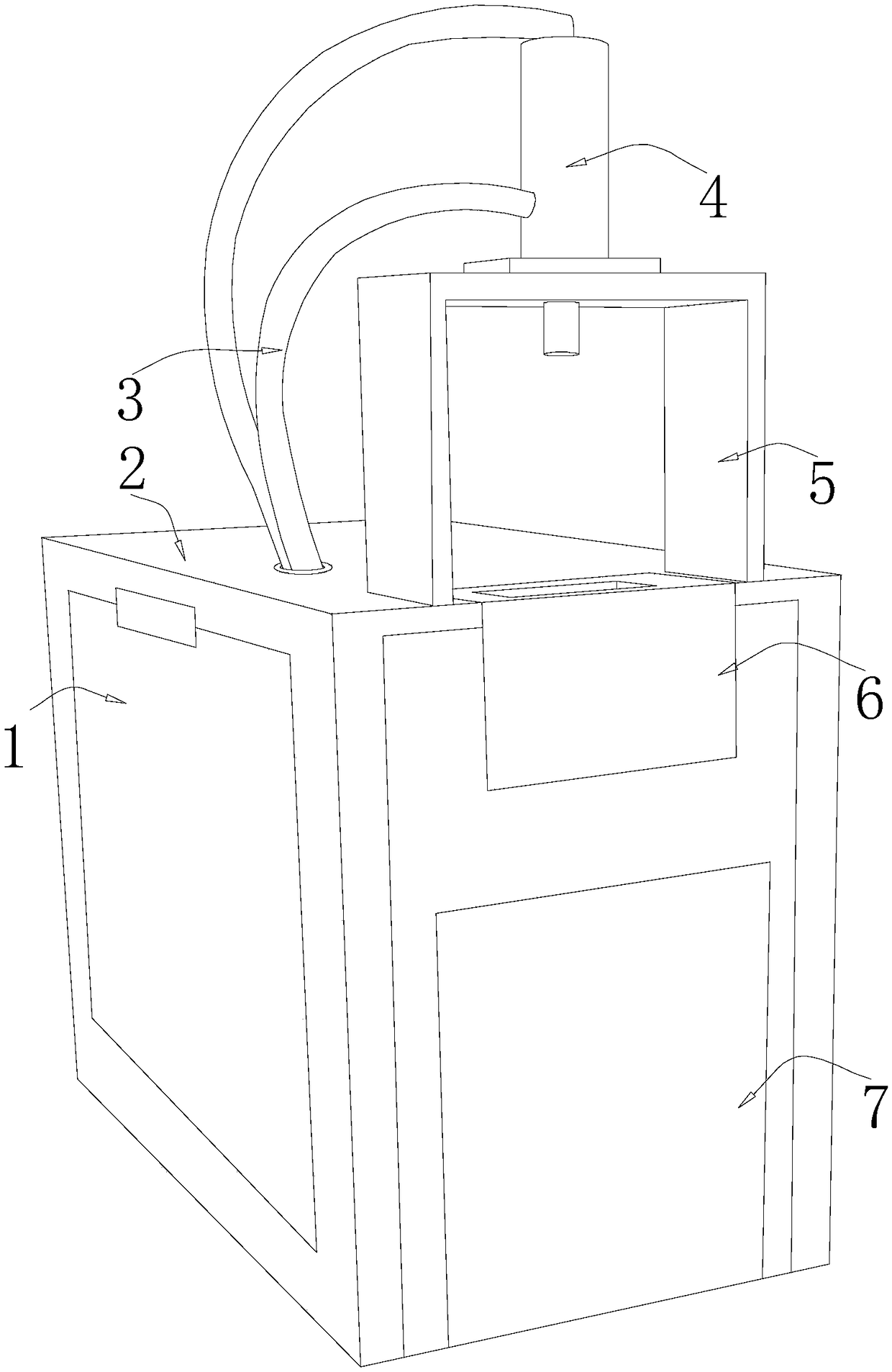 Punching blanking device for automobile sheet metal part