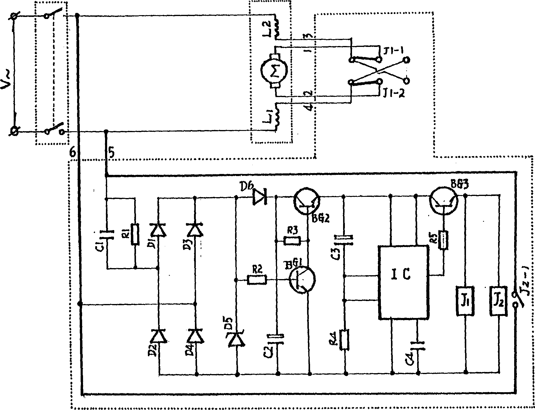 Self-braking electronic module of electric tools