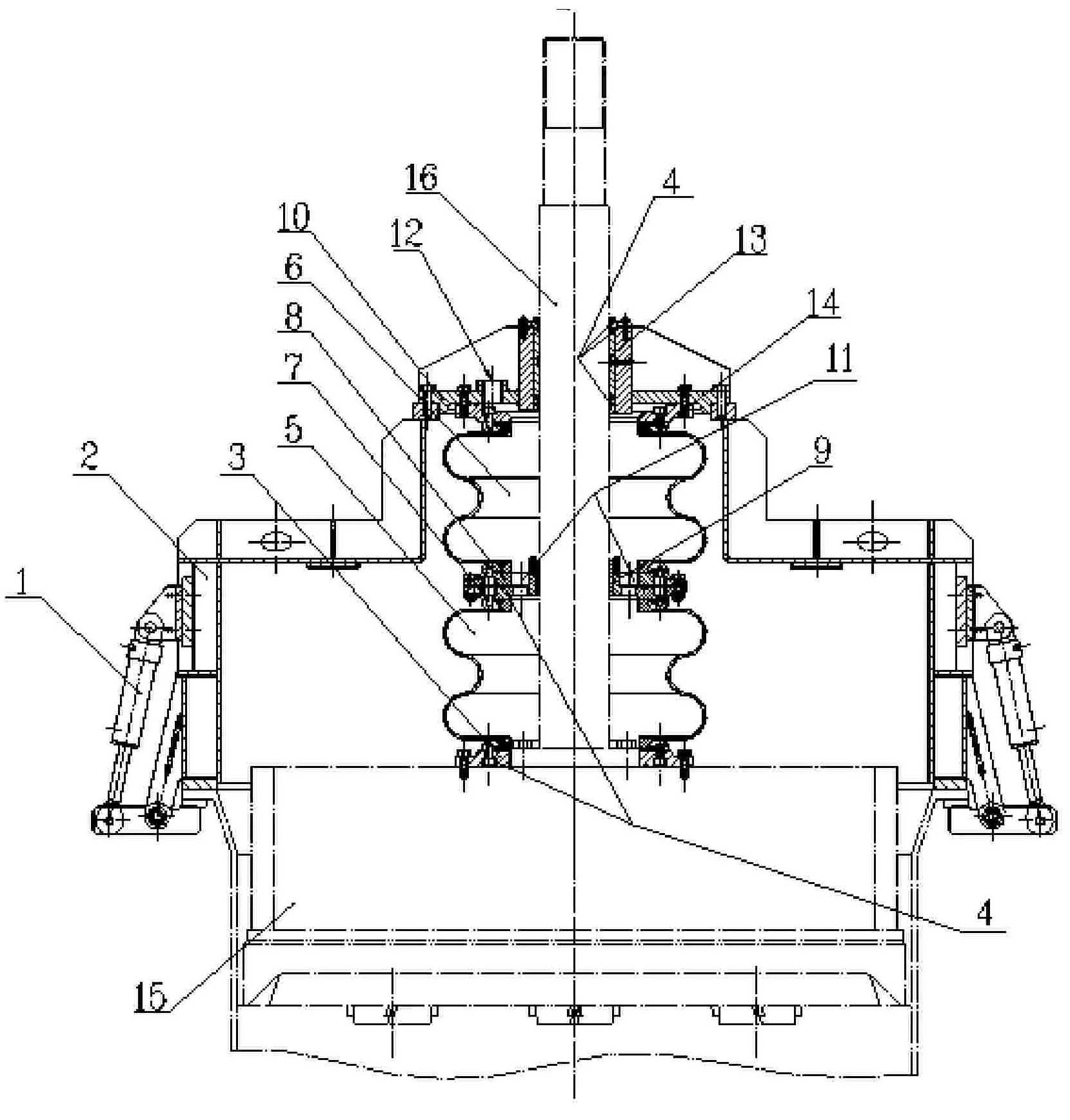 Heavy hammer pre-pressurization device