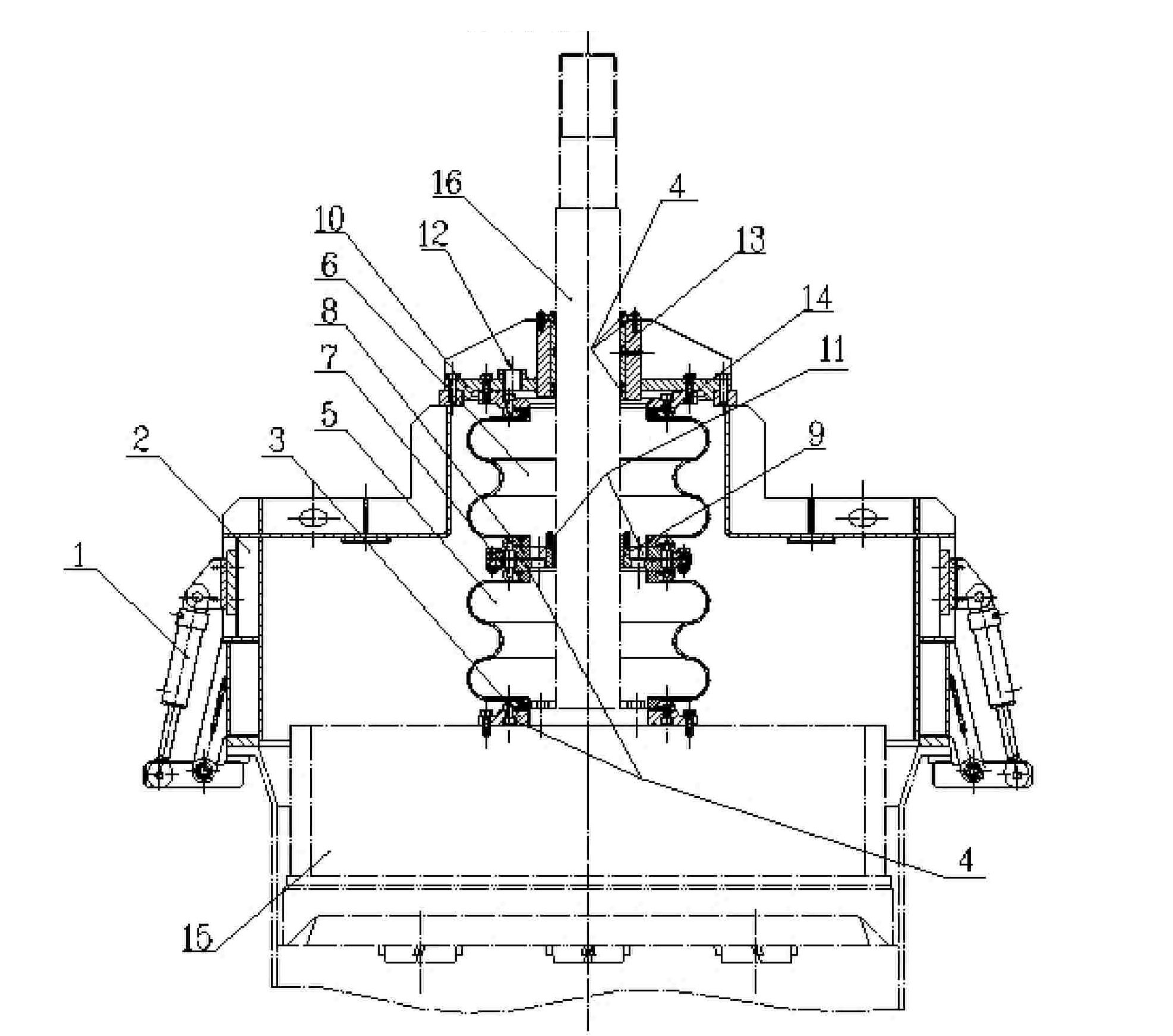 Heavy hammer pre-pressurization device