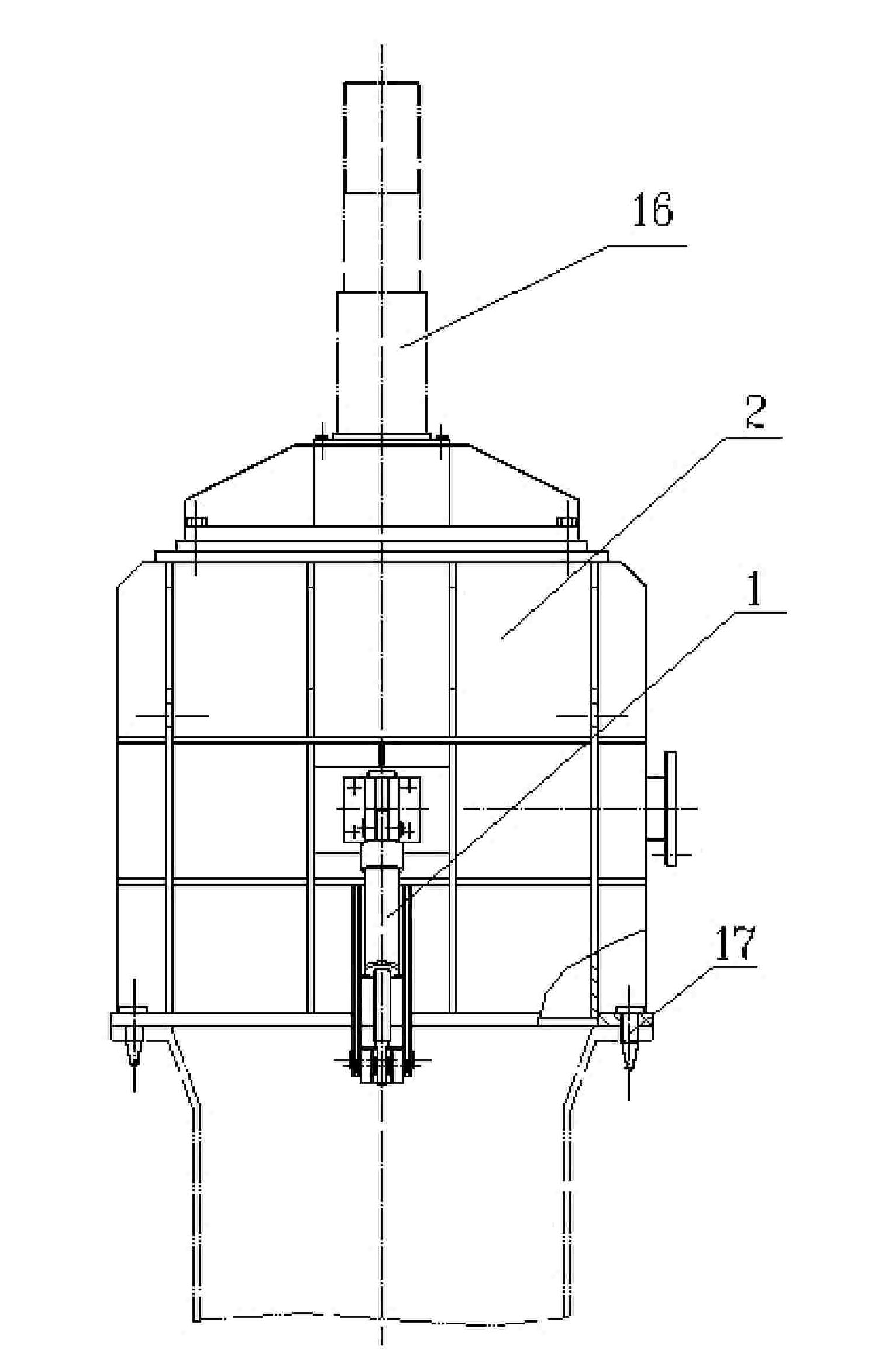 Heavy hammer pre-pressurization device