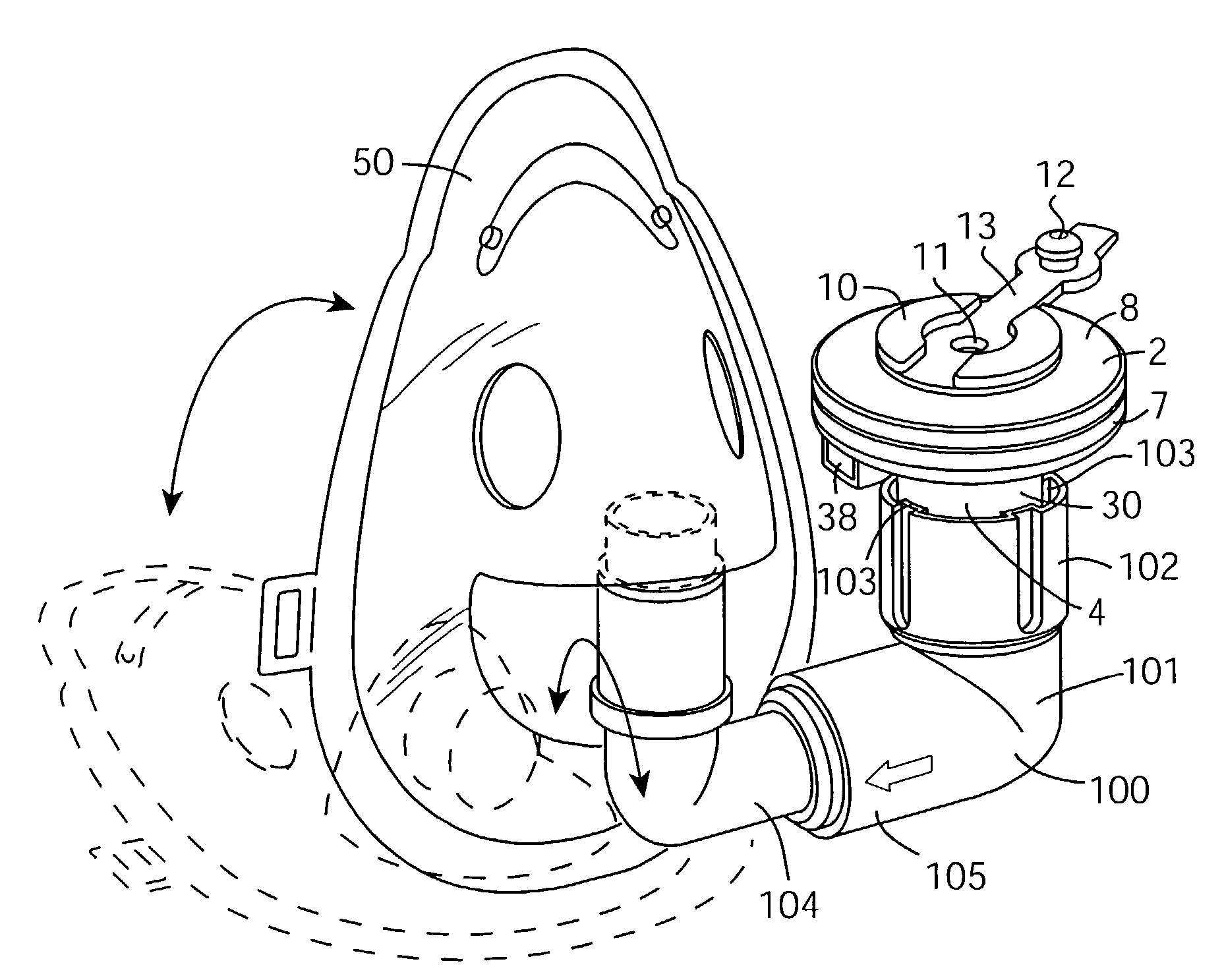 Apparatus and methods for delivery of medicament to a respiratory system
