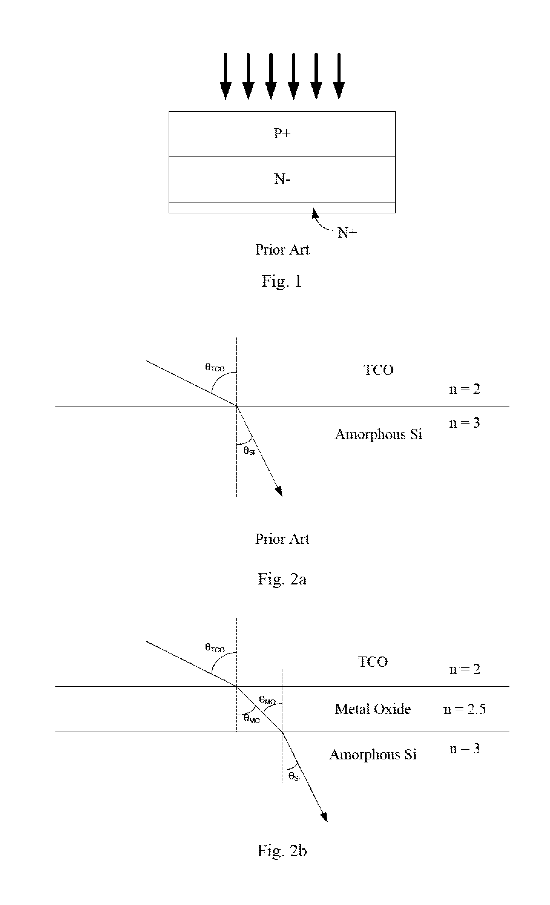 Semiconductor assembly with a metal oxide layer having intermediate refractive index