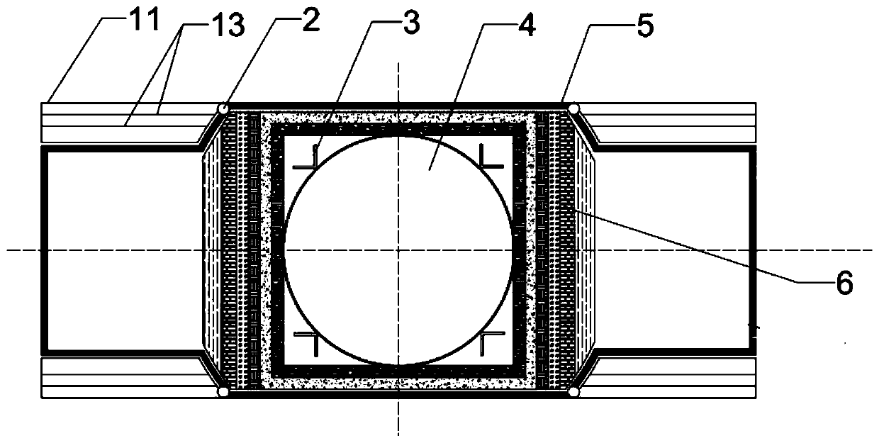 Novel container radiation protection device with variable shielding layers