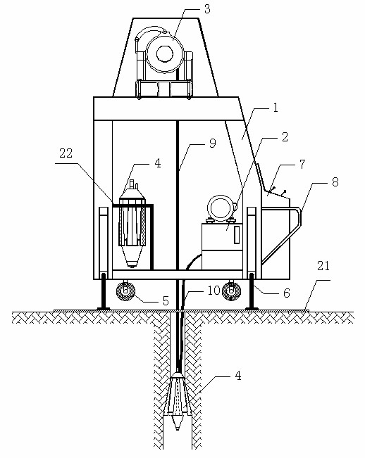 Vibration-less compaction method of collapsible loess foundation