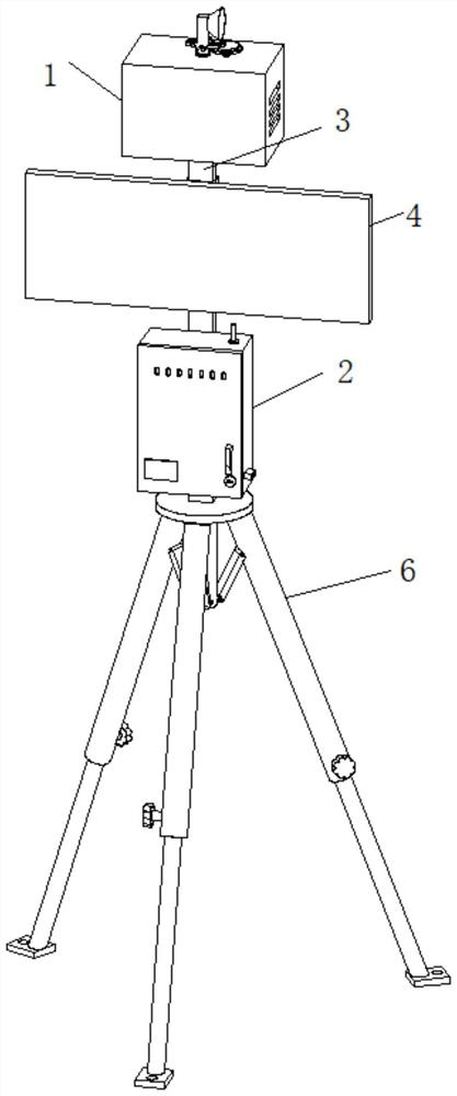 Air quality monitoring device based on artificial intelligence