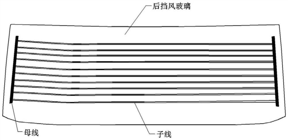 A kind of manufacturing method of automobile glass heating line printing screen